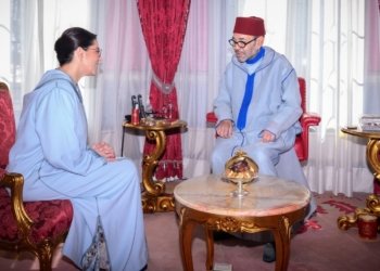 Fatima-El-Mansouri-with-King-Muhamamd-VI
