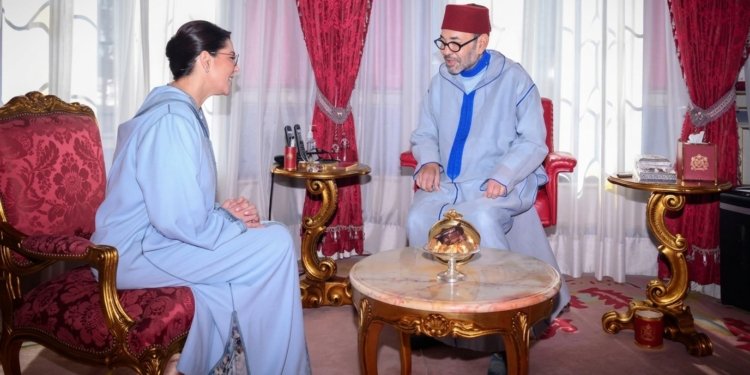Fatima-El-Mansouri-with-King-Muhamamd-VI