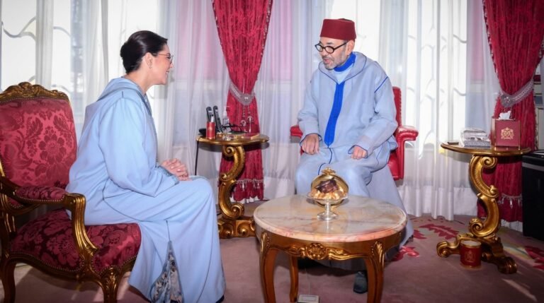 Fatima-El-Mansouri-with-King-Muhamamd-VI