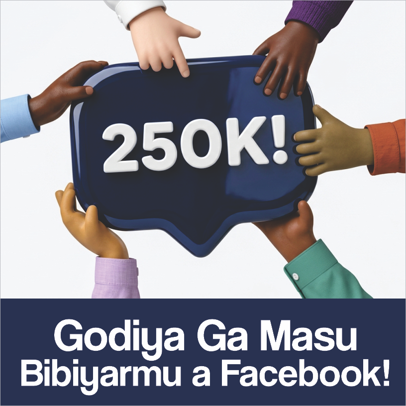 Godiya ga masu bibiyar JKD a Facebook!